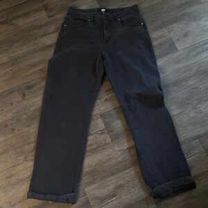 Black Brand New Straight-Leg Jeans